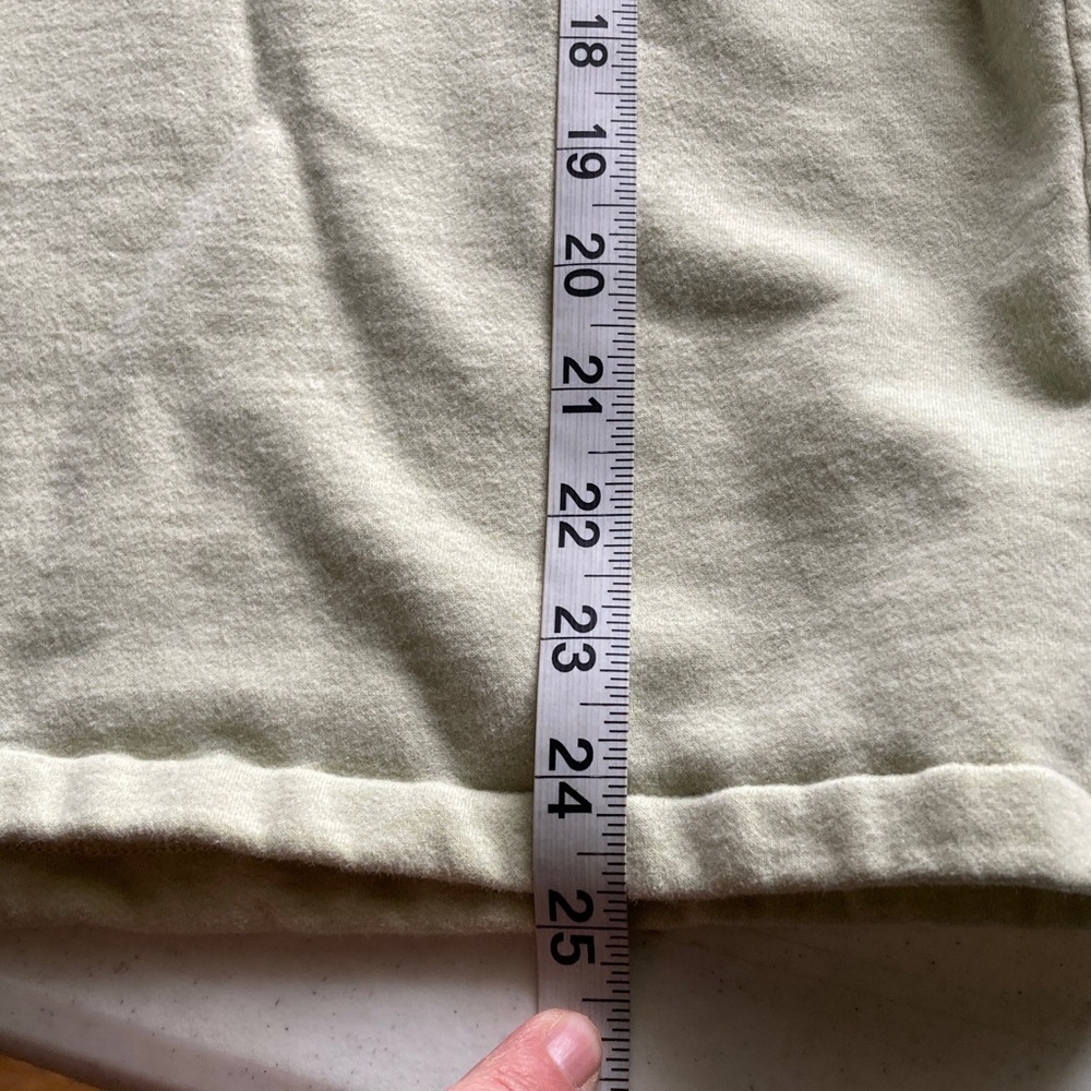 J. Crew Light Sage V-Neck Hooded Pullover - Picture 5 of 5